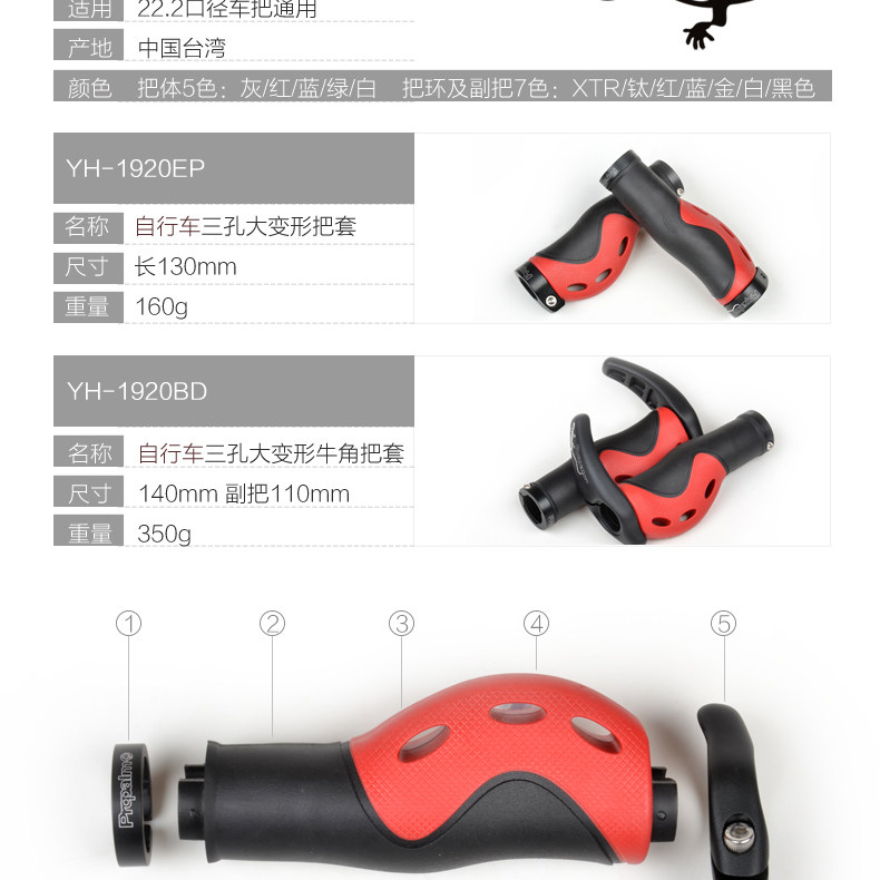 Poignées de vélo PROPALM - Ref 2340270 Image 9