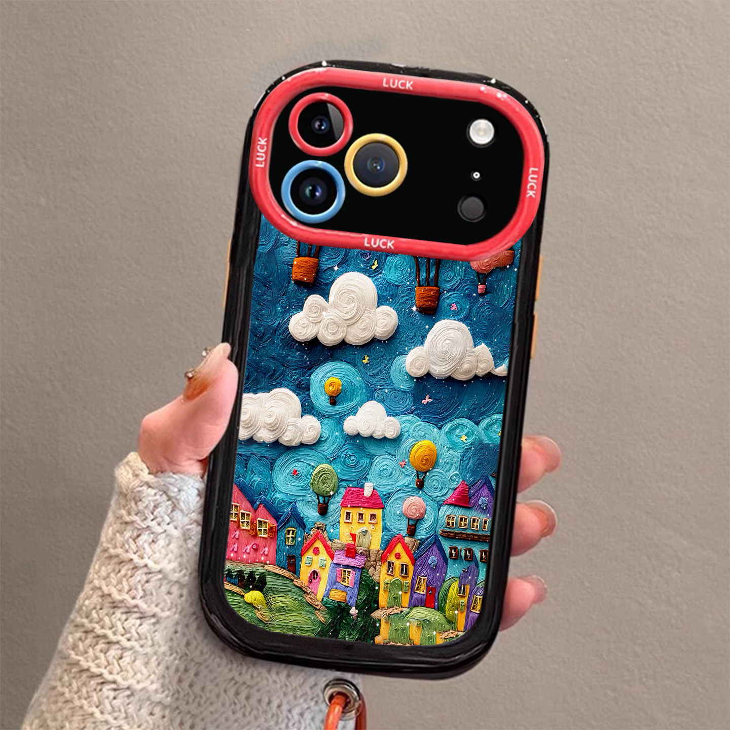 ng2510227 [Silicone morbido importato] Adatto per custodia Air Phone, cover protettiva a cartoni animati per iPhone 17, cover completa per iPhone 16 Pro Max_voghion.com