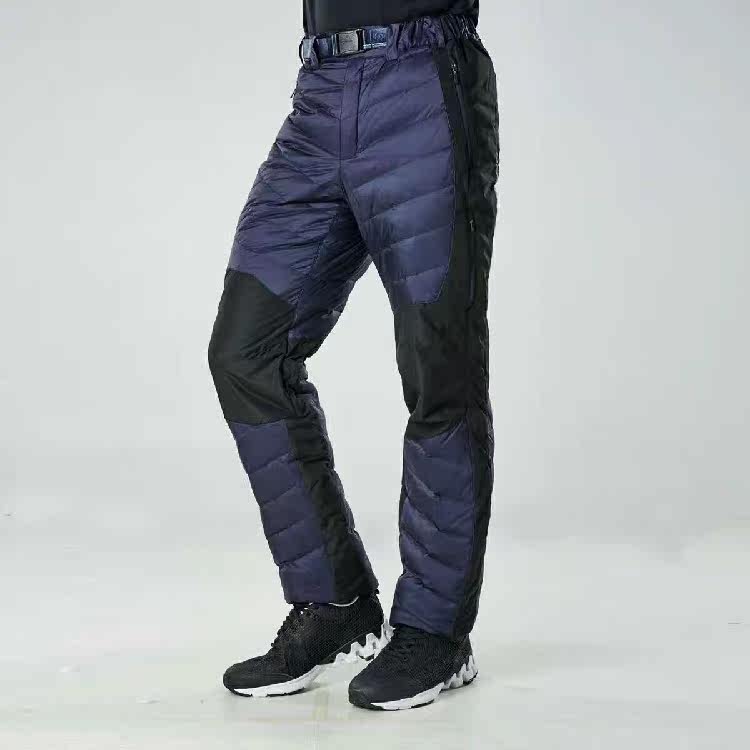 South Korea's original single KANTUKAN men's waterproof warm down pants outdoor sports goose down pants mountaineering ski jackets