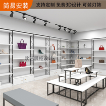 Shopping Mall Shoe Store Shoe Rack Display Rack Bags Shoes Customized Lighted Rack Display Rack Internet Celebrity Live Broadcast Creative Shoe Rack