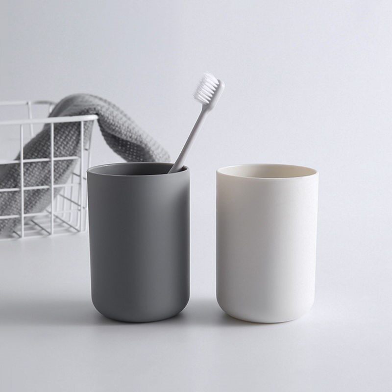Japan-style Mouthwash Cup Makeup Room Toothbrush Cup Brief Vegetarian Color Couple Tooth Cup Manufacturer Straight Sales Plastic Wash Toiletries