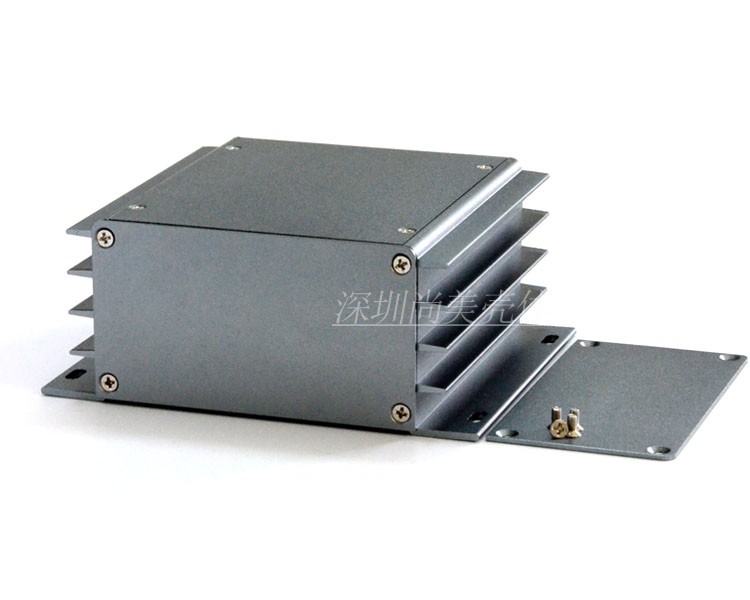 138*57-110mm aluminum shell processing, heat dissipation aluminum shell, aluminum extrusion material shell, high-power power supply shell