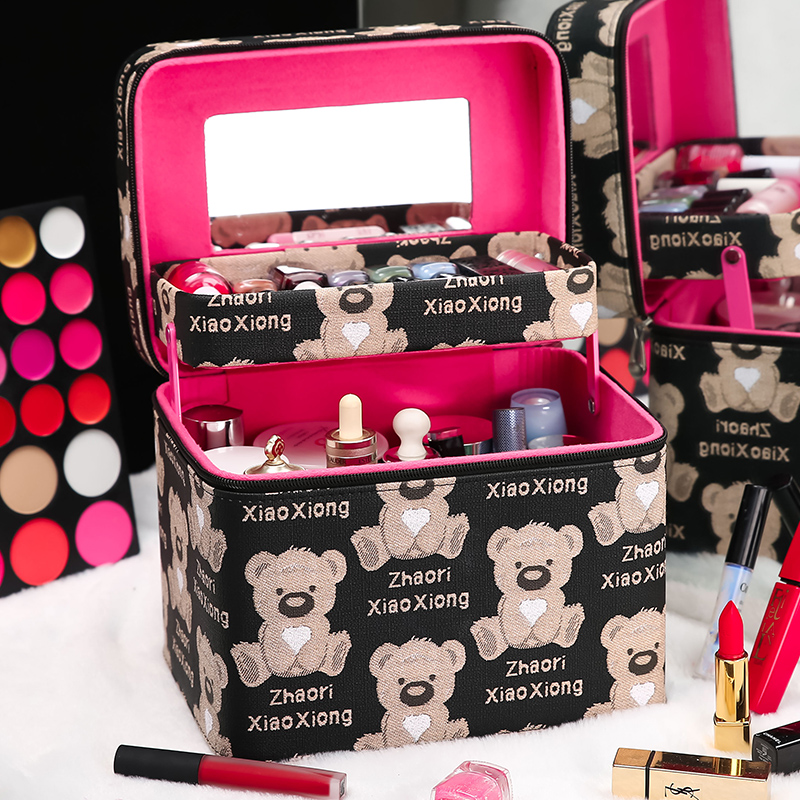 Makeup Bag Lady Portable Home Skin Care Products Handheld Large Capacity Box 2022 New Advanced Senses Cosmetic Storage Box