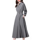 Spring and autumn long-sleeved shirt dress women's 2023 new celebrity temperament waist slimming high-end chic chic long skirt