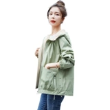 Модный осенний плащ с капюшоном, куртка для отдыха, оверсайз, подходит для подростков