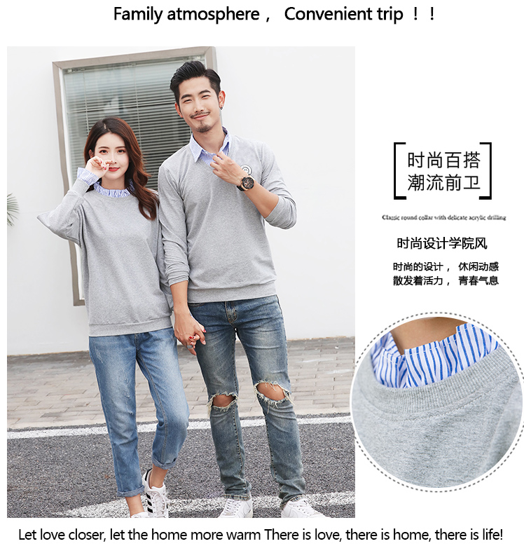 Áo len nữ thu đông 2018 giả áo len thời trang hai dây đầy đủ cho mẹ và con gái mặc gia đình giản dị cộng với áo khoác nhung thoi trang tre em