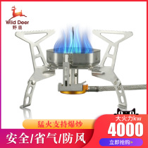 Field stove outdoor stove head windproof camping portable cookware picnic supplies gas stove gas stove set