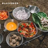 Blackdeer Black Deer 304 Ручка из нержавеющей стали, чаша на открытом воздухе для кемпинга кемпинг -посуда для супа Портативная снежная чаша для вытягивания