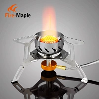 Lửa Maple ngoài trời 121 loại chia bếp chống gió cắm trại dã ngoại bếp lò di động - Bếp lò / bộ đồ ăn / đồ nướng dã ngoại lò nướng gas mini