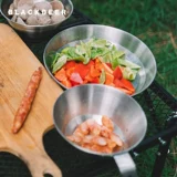 Blackdeer Black Deer 304 Ручка из нержавеющей стали, чаша на открытом воздухе для кемпинга кемпинг -посуда для супа Портативная снежная чаша для вытягивания