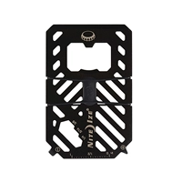 Черная однослойная карта инструментальной карты Money Clip FMT2-01-R7