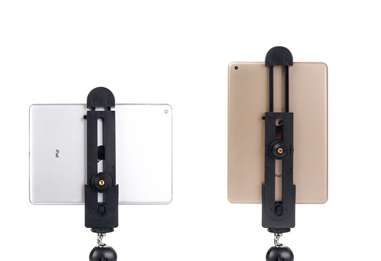 Điện thoại di động lười biếng bracket clip head phụ kiện phổ tablet máy tính tripod kép đa-máy ảnh sống cố định chụp