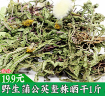 Wild dandelion with root whole mother-in-law Ding fresh leaves yellow all-grass flower Ding dry natural whole plant 1 catty