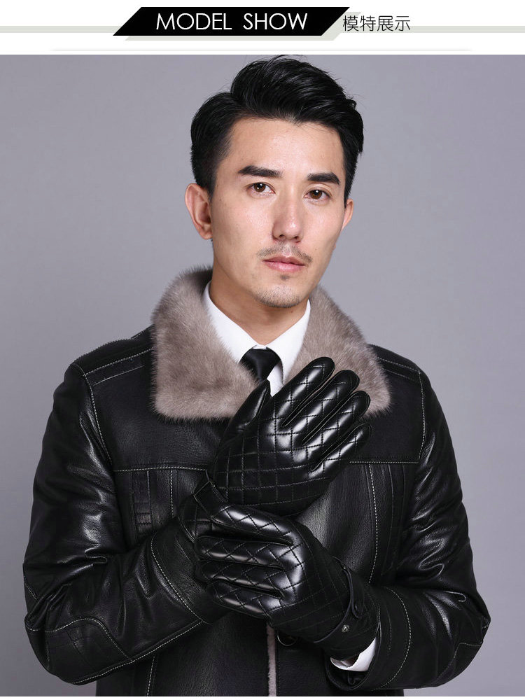 Gants pour homme en peau de mouton - Ref 2781602 Image 17