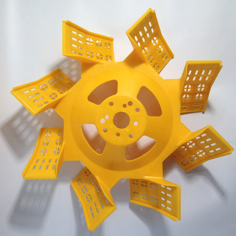 Manufacturer direct sales aerator new type of impeller 1 5kw3kw aerator plastic impeller high waves flower oxygen impeller