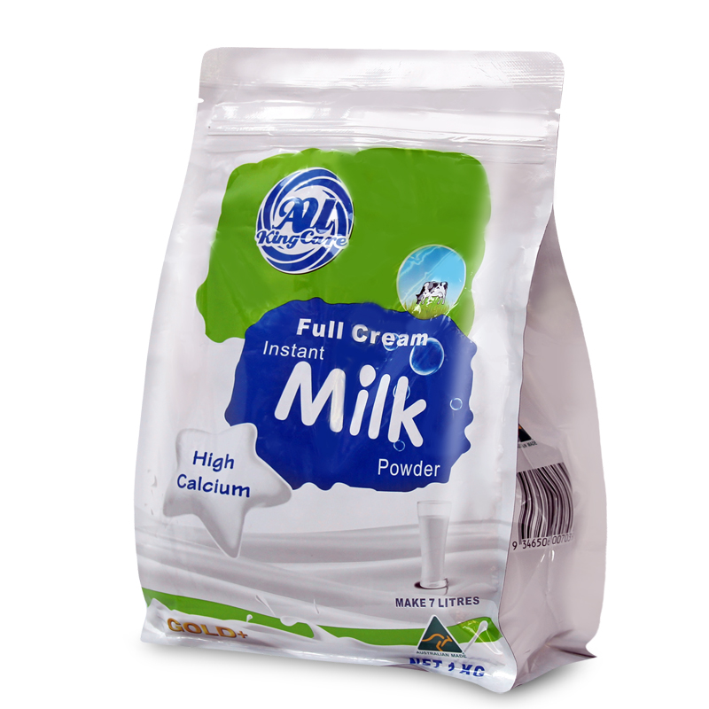 Au Kingcare Australia imported Zhenao whole milk powder High calcium instant adult milk powder gold original flavor 1KG
