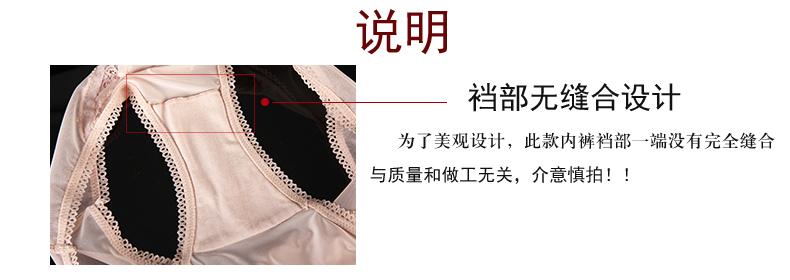 Red Mei lưới mới gradient lưới lưới đồ lót phụ nữ gợi cảm quần lót eo thấp quần đầu gợi cảm ren quyến rũ quần lót chữ c