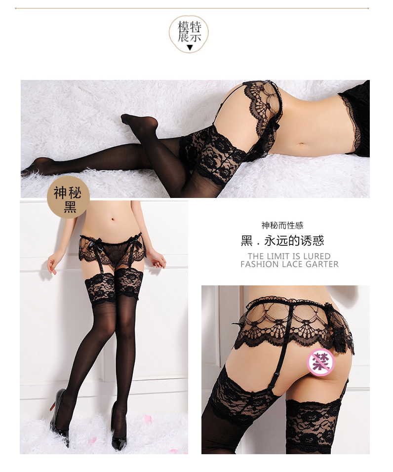 Màu đỏ và đen gợi cảm quyến rũ trong suốt đồ lót với khóa có thể điều chỉnh ren bên siêu mỏng garter dây đai bó sát