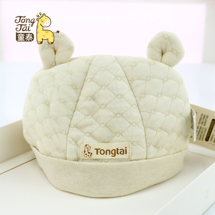 Tongtai hat autumn and winter cotton hat pure cotton male and female baby hat baby 0-6 months autumn and winter newborn colored cotton - Taobao