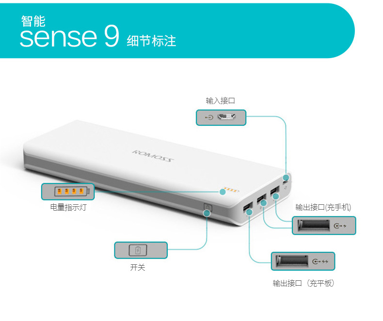 Rome chính thức sạc kho báu 25000 mAh công suất lớn 20000m điện thoại di động sense9 nhanh phí rushing phổ vivo oppo Apple điện thoại di động chuyên dụng cửa hàng flagship chính thức gốc xác thực ủy quyền