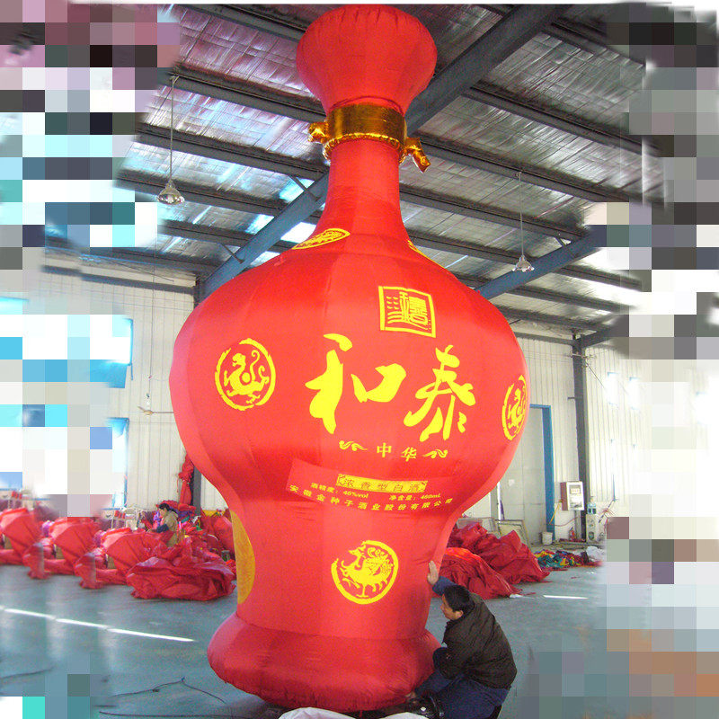 Inflatable And Taseed Wine Series Liquor Bottle Model Beer Drink Event Promotional Advertising Air Mold Customisation