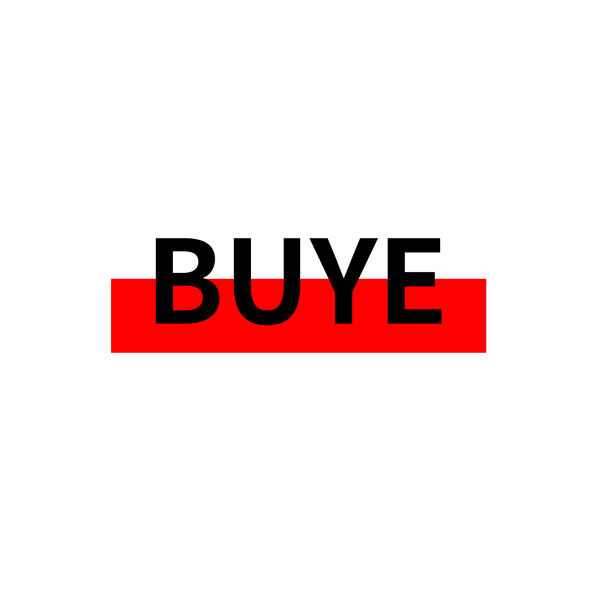 BUYE步也的LOGO