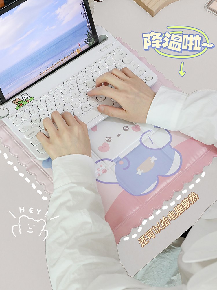 Summer cooling ice pad cushion cute student dormitory summer cool water-free water cooling pad ass pad chair cooling pad