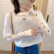 Ice cuff male and female sunscreen armguard armguard Anti-UV sleeve Riding sleeves Thin Ice Silk Gloves Summer Driving