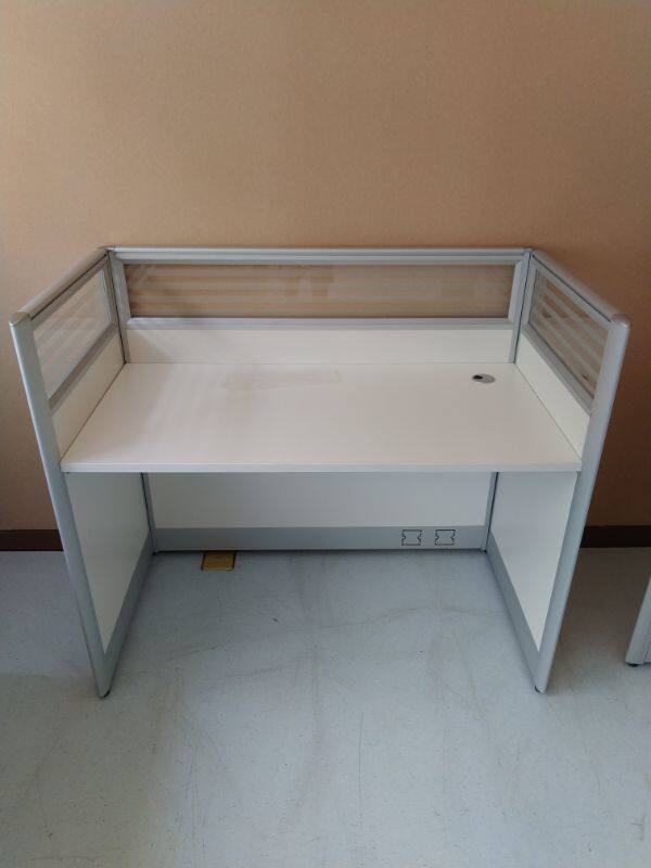 Beijing office desk and chair operator card seat lattice intermediary staff single screen station electric sales small card position