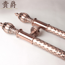 Guijue European antique glass door European large handle wooden door solid wood handle handle carved door handle carved door handle