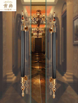 European door handle stainless steel double door open door aluminum alloy armrest hardware custom large pull handle