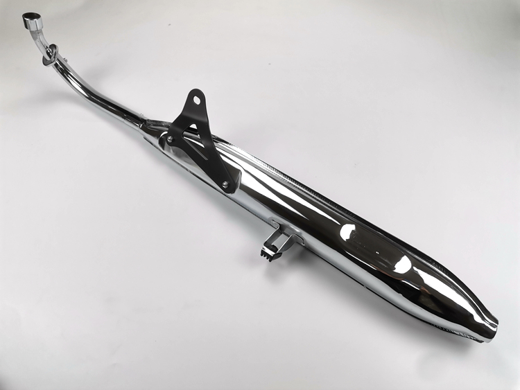 [USD 6.43] Jialing JH70 exhaust pipe baby C70JS48Q old pointed exhaust pipe silencer torpedo