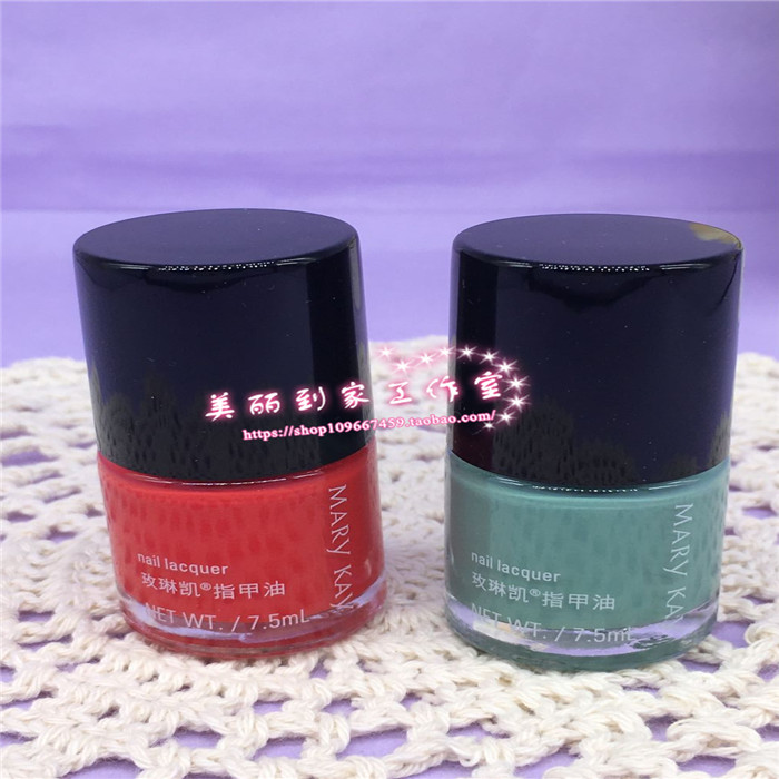 Mary Kay Nail Ba Lan Retro Hồng Coral Đỏ Tím Xanh Emerald Emerald Red Smart Green Dream Powder Red Rock - Sơn móng tay / Móng tay và móng chân màu nail cho da ngăm