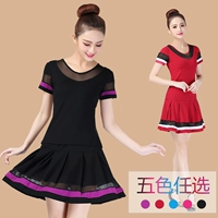 Yang Liping Square Dance Costume Mới Set Nữ Summer Modal Quần áo Khiêu vũ Váy Váy ngắn Váy - Khiêu vũ / Thể dục nhịp điệu / Thể dục dụng cụ giày múa ballet mũi cứng