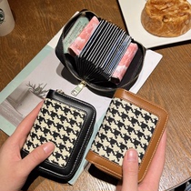 New document card bag women small and sophisticated upscale Thousand Birds Gg Driving License Two-in-one Large Capacity Multi-Position