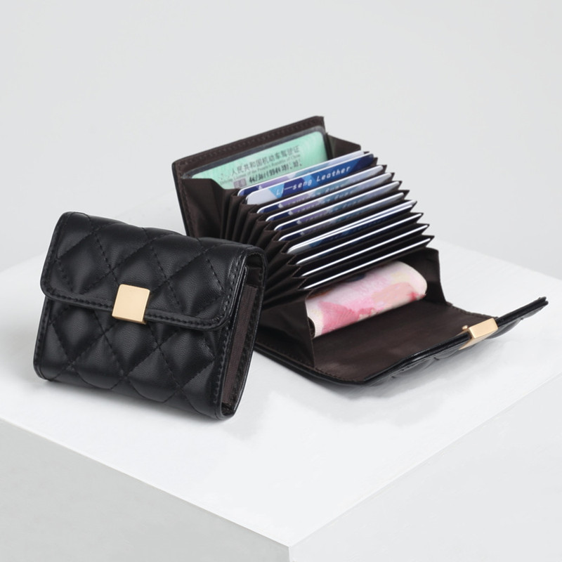 Card Wallet Integrated Bag Lady Small Minimalist Super Slim Cute Little Balsamic Wind Multi-Position Driver's License Female Credential Position