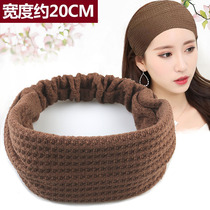 Common white hair styled hair band 2019 Winter headwear out of the house with female daily wear cover Fashion headscarf out of the house