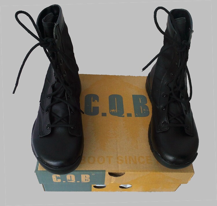 Bottes militaires en cuir - respirant - Ref 1401644 Image 13