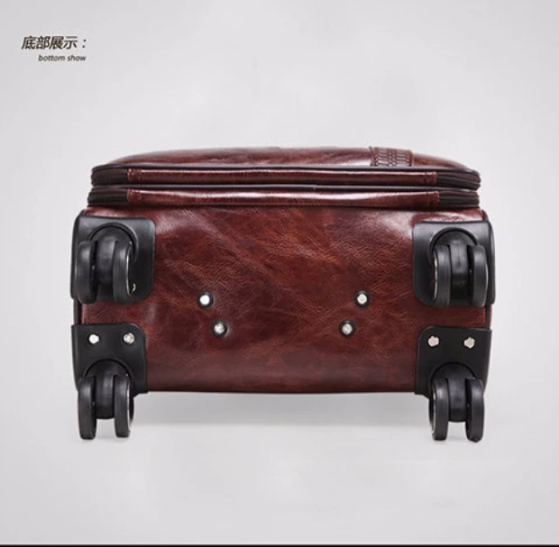 Paul kinh doanh 16 inch nam vali hành lý xe đẩy nữ vali nhỏ hộp mềm máy tính hành lý hộp