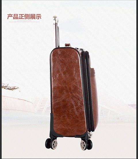 Paul vali nam 20/24/28 inch retro vali vali hộp mềm kinh doanh mật khẩu hành lý xe đẩy trường hợp nữ vali vải