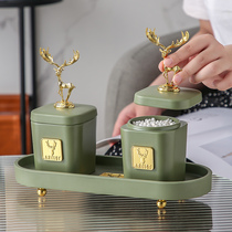 FX Nordic ins fashion toothpick holder creative personality home living room coffee table light luxury cotton swab floss box storage box