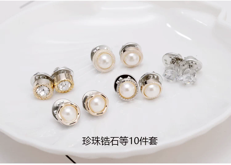 Nhật Bản và Hàn Quốc hoang dã chống ánh sáng hoạt hình nhỏ trâm cài áo len cổ áo len cổ áo pin khuy măng sét trang trí phụ kiện thời trang