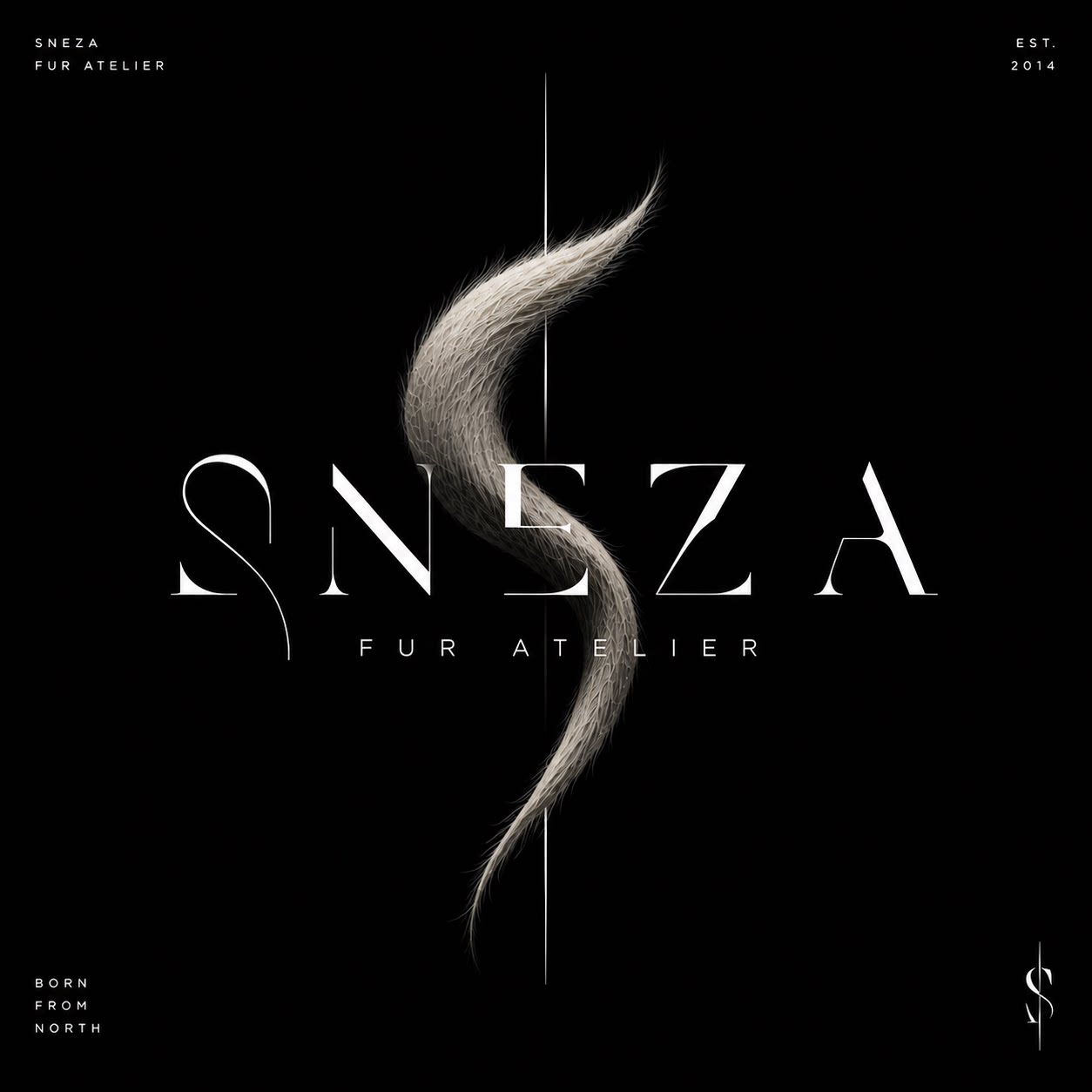 SNEZA原创皮草的LOGO