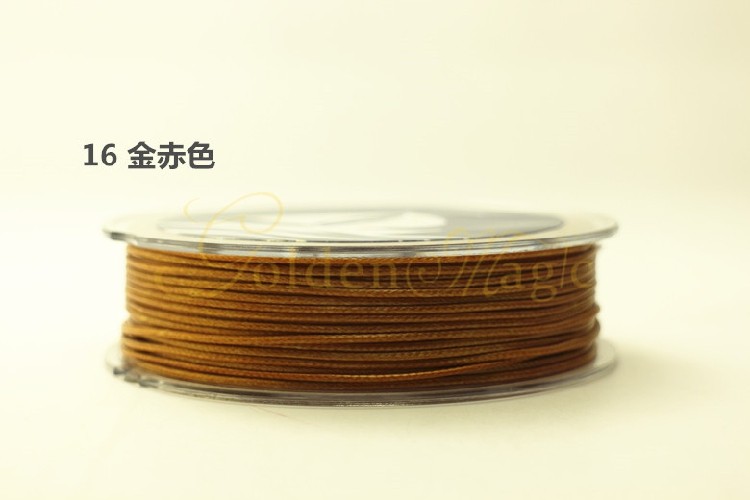 Oar 1.5mm wax rope bracelet braided rope, hand-braided DIY wire, snake skin rope, wax string necklace rope pic 24