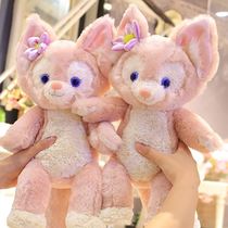 Linga Belle key buckle pendant paparazzi bag small ornament plush hanging decoration cute school bag pink Bell Christmas