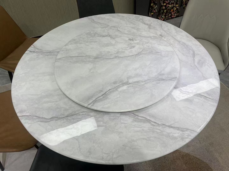 Microcrystalline Stone Marble Tabletop Marble Round Tabletop Marble Tabletop Marble Turntable Round Turntable