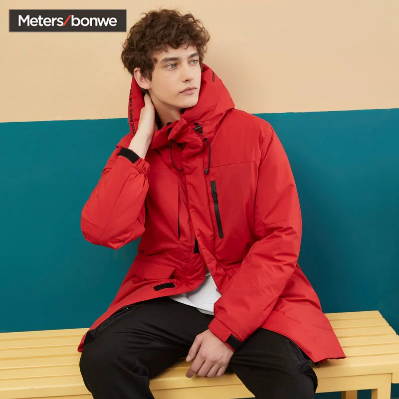 Metersbonwe 2020 Áo khoác thanh niên có mũ trùm đầu cho nam Áo khoác cotton 999707 - Bông