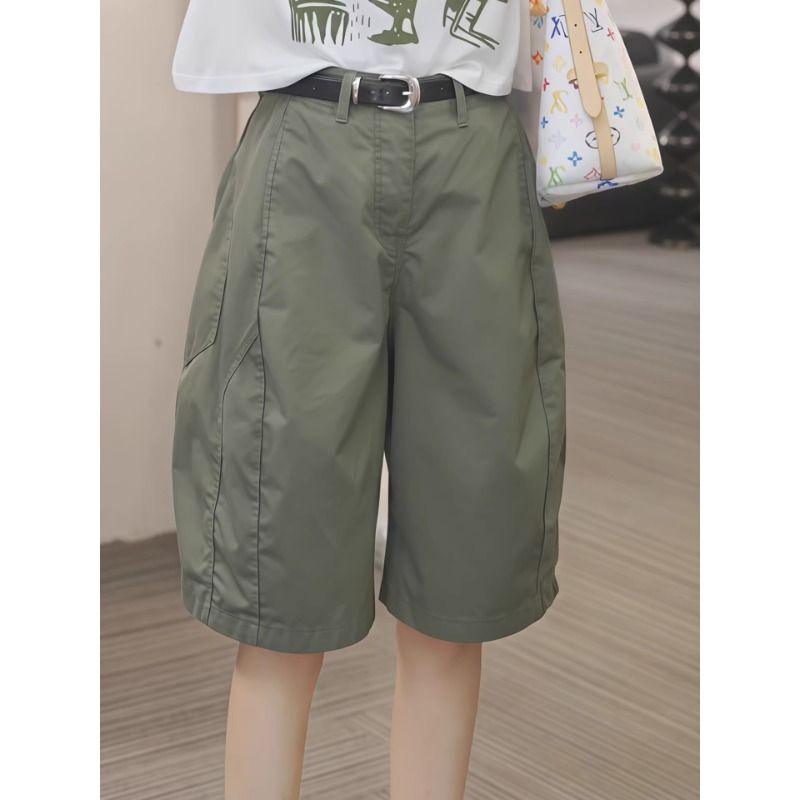 Popular Casual Five-Point Bloomers for Women, 2026 Summer Thin New Style, Fashionable Versatile Loose Slimming Cargo Shorts Popular Casual Five-Point Bloomers for Women, 2026 Summer Thin New Style, Fashionable Versatile Loose Slimming Cargo Shorts