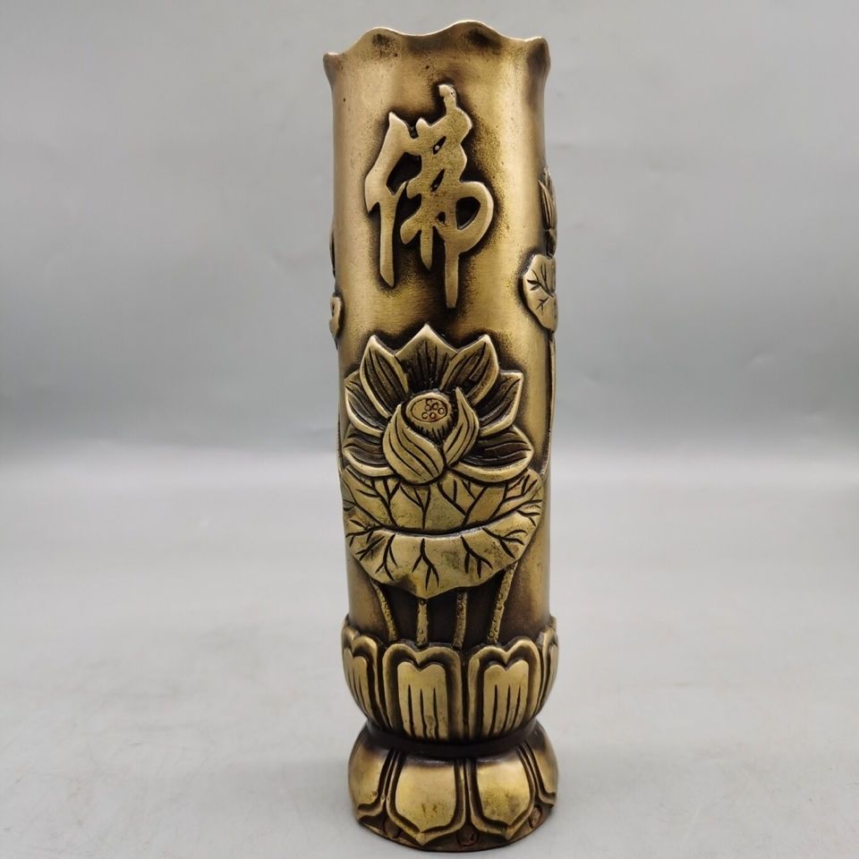 Boutique copper frame plug with lotus pencil / Buddhist fragrance fragrance interfered with home decoration