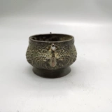 Антиквариат бронзовый Da Ming Xuande Создайте бронзовую печь печи старые свитки с медной медью, чтобы забрать утечки!